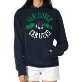 NHL Navy Vancouver Canucks G-III 4Her by Carl Banks Women's City Graphic Fleece Pullover Hoodie