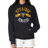 NHL Black Pittsburgh Penguins G-III 4Her by Carl Banks Women's City Graphic Fleece Pullover Hoodie