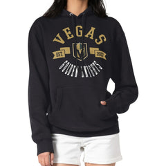 NHL Black Vegas Golden Knights G-III 4Her by Carl Banks Women's City Graphic Fleece Pullover Hoodie