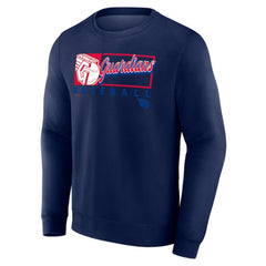 MLB Cleveland Guardians Fanatics Focus Fleece Pullover Sweatshirt