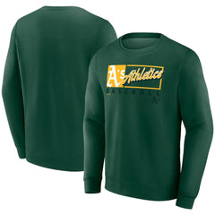 MLB Athletics Fanatics Focus Fleece Pullover Sweatshirt