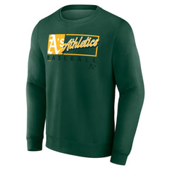 MLB Athletics Fanatics Focus Fleece Pullover Sweatshirt