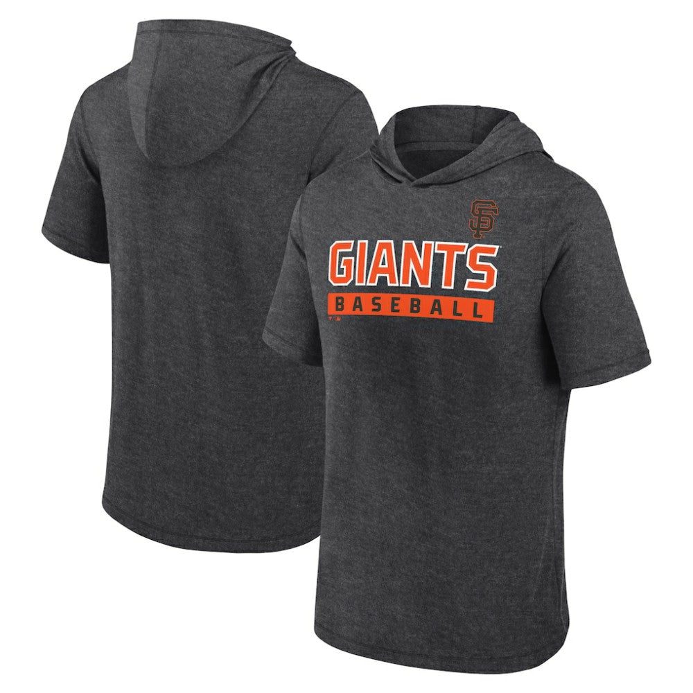 MLB San Francisco Giants Fanatics Push Short Sleeve Pullover Hoodie