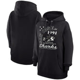 NHL Black San Jose Sharks Starter Arch City Team Graphic Fleece Pullover Hoodie