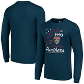 NHL Navy Florida Panthers Starter Arch City Theme Graphic Long Sleeve T-Shirt