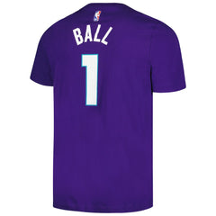 NBA LaMelo Ball Charlotte Hornets Jordan Brand 2022/23 Statement Edition Name & Number T-Shirt