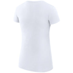 NHL White San Jose Sharks G-III 4Her by Carl Banks Women's Super-Slim Fit Lightweight Dot Print Team T-Shirt