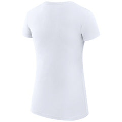 NHL White Toronto Maple Leafs G-III 4Her by Carl Banks Women's Super-Slim Fit Lightweight Dot Print Team T-Shirt