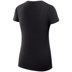 NHL Black Philadelphia Flyers G-III 4Her by Carl Banks Women's Super-Slim Fit Lightweight Dot Print Team V-Neck T-Shirt