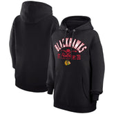NHL Black Chicago Blackhawks Starter Puck Pullover Hoodie