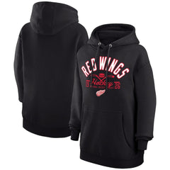 NHL Black Detroit Red Wings Starter Puck Pullover Hoodie