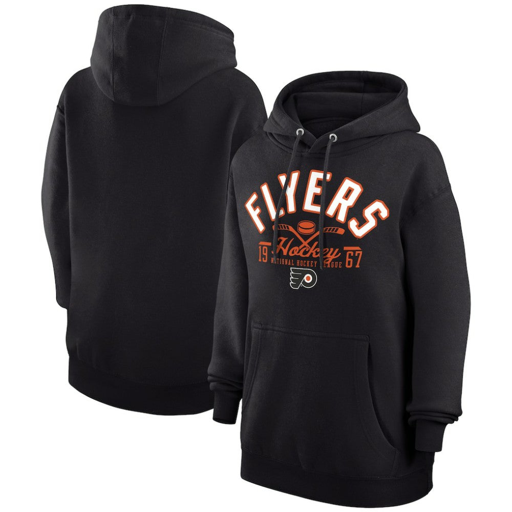 NHL Black Philadelphia Flyers Starter Puck Pullover Hoodie
