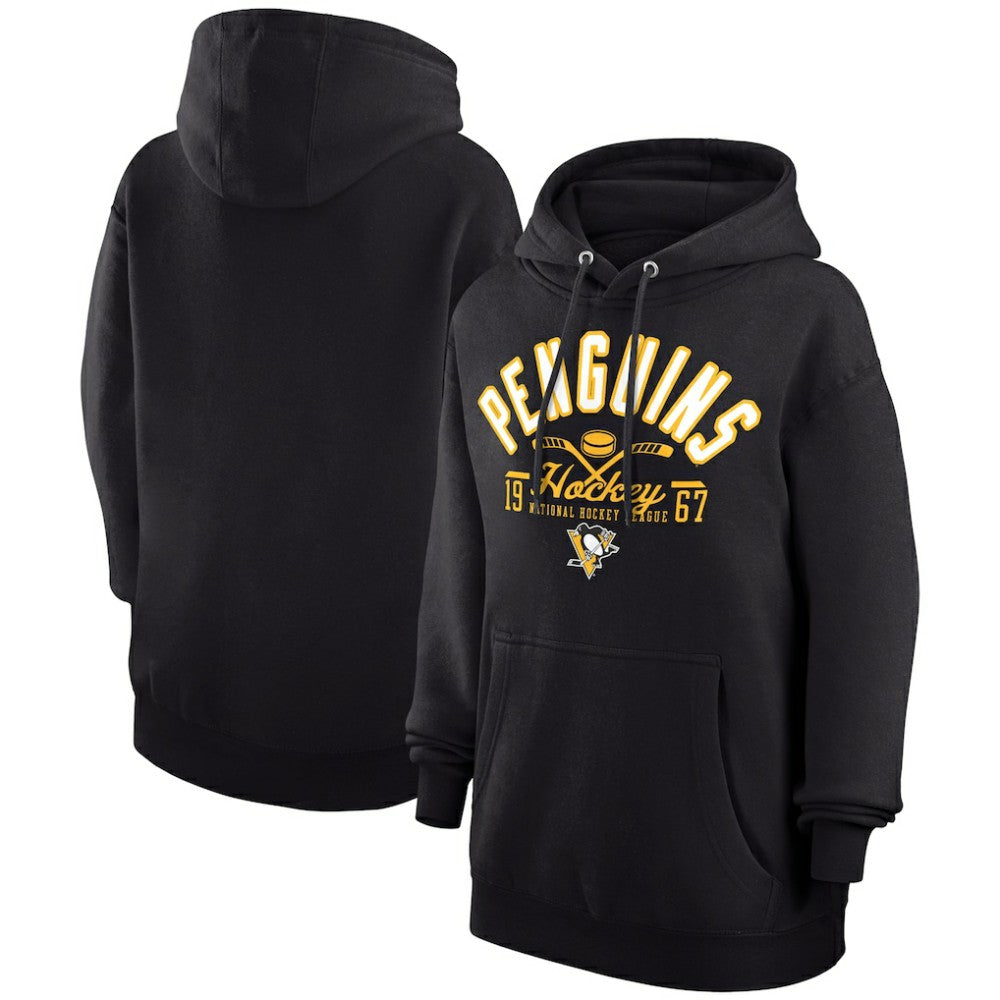 NHL Black Pittsburgh Penguins Starter Puck Pullover Hoodie