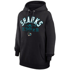 NHL Black San Jose Sharks Starter Puck Pullover Hoodie