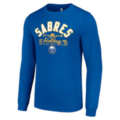 NHL Royal Buffalo Sabres Starter Puck Long Sleeve T-Shirt