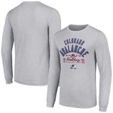 NHL Heather Gray Colorado Avalanche Starter Puck Long Sleeve T-Shirt