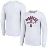 NHL White Florida Panthers Starter Puck Long Sleeve T-Shirt