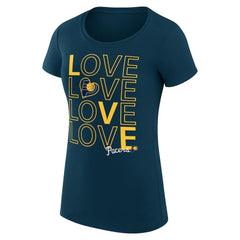 NBA Indiana Pacers G-III 4Her by Carl Banks Women's Super-Slim Fit Lightweight Basketball Love T-Shirt