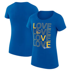 NBA Golden State Warriors G-III 4Her by Carl Banks Women's Super-Slim Fit Lightweight Basketball Love T-Shirt sale