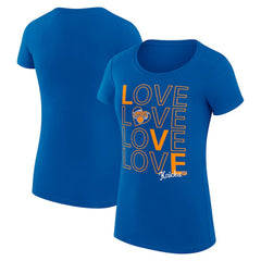 NBA New York Knicks G-III 4Her by Carl Banks Women's Super-Slim Fit Lightweight Basketball Love T-Shirt