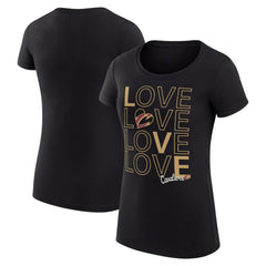NBA Cleveland Cavaliers G-III 4Her by Carl Banks Women's Super-Slim Fit Lightweight Basketball Love T-Shirt sale