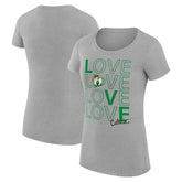 NBA Boston Celtics G-III 4Her by Carl Banks Women's Super-Slim Fit Lightweight Basketball Love T-Shirt