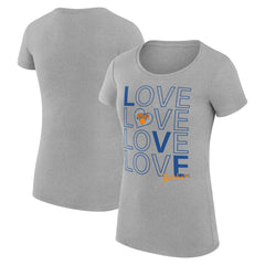 NBA New York Knicks G-III 4Her by Carl Banks Women's Super-Slim Fit Lightweight Basketball Love T-Shirt
