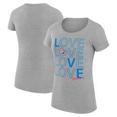NBA Oklahoma City Thunder G-III 4Her by Carl Banks Women's Super-Slim Fit Lightweight Basketball Love T-Shirt