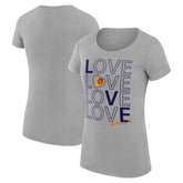 NBA Phoenix Suns G-III 4Her by Carl Banks Women's Super-Slim Fit Lightweight Basketball Love T-Shirt
