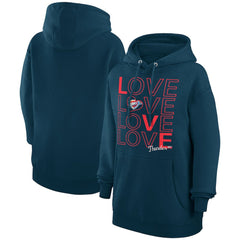 NBA Oklahoma City Thunder G-III 4Her by Carl Banks Women's Basketball Love Fleece Pullover Hoodie
