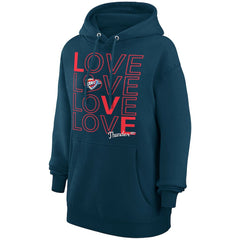 NBA Oklahoma City Thunder G-III 4Her by Carl Banks Women's Basketball Love Fleece Pullover Hoodie