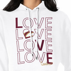 NBA Cleveland Cavaliers G-III 4Her by Carl Banks Women's Basketball Love Fleece Pullover Hoodie sale