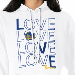 NBA Golden State Warriors G-III 4Her by Carl Banks Women's Basketball Love Fleece Pullover Hoodie sale