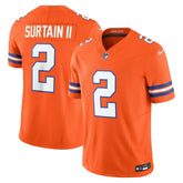 Patrick Surtain II Alternate Mile High Collection 1977 Throwback Vapor F.U.S.E. Limited Jersey - Denver Broncos