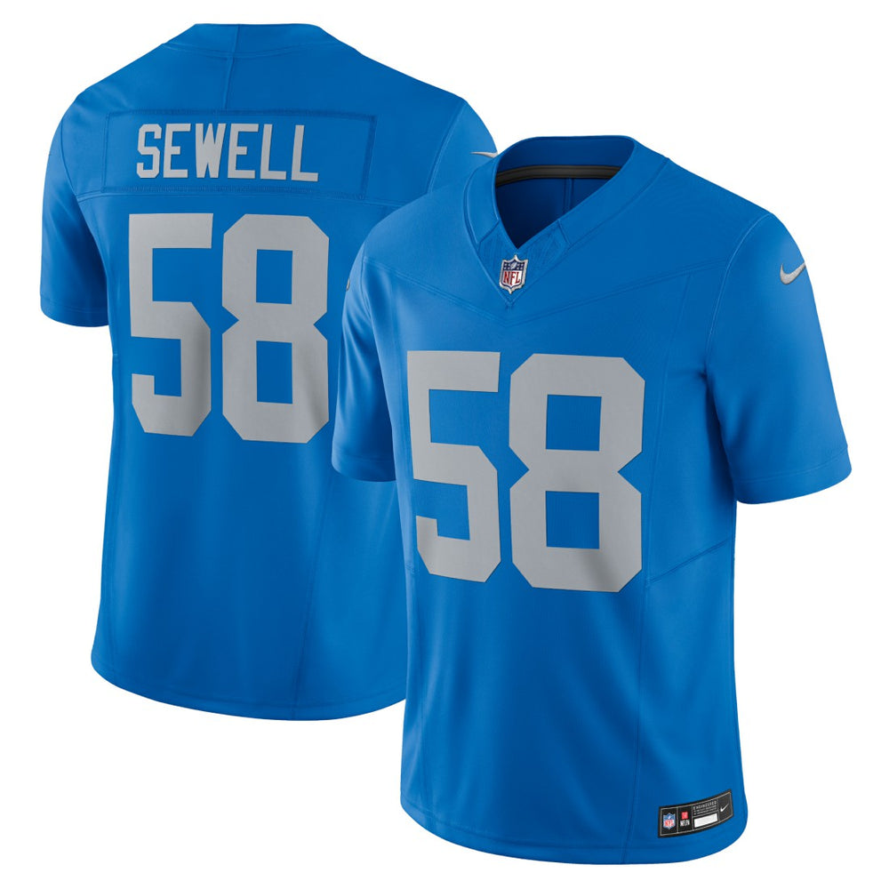 Penei Sewell Vapor F.U.S.E. Alternate Limited Jersey - Detroit Lions