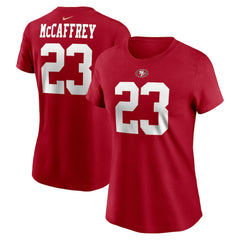 Christian McCaffrey Women's Player Name & Number T-Shirt - San Francisco 49ers