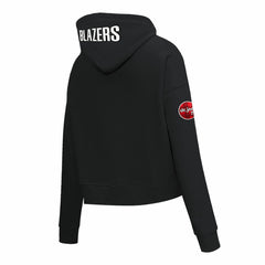 NBA Portland Trail Blazers Pro Standard Women's 2023/24 City Edition Cropped Pullover Hoodie