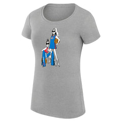NBA Oklahoma City Thunder G-III 4Her by Carl Banks Women's Super-Slim Fit Lightweight Basketball Girls T-Shirt