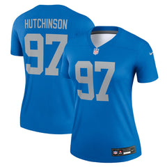 Aidan Hutchinson Women's Alternate Legend Player Performance Top - Detroit Lions
