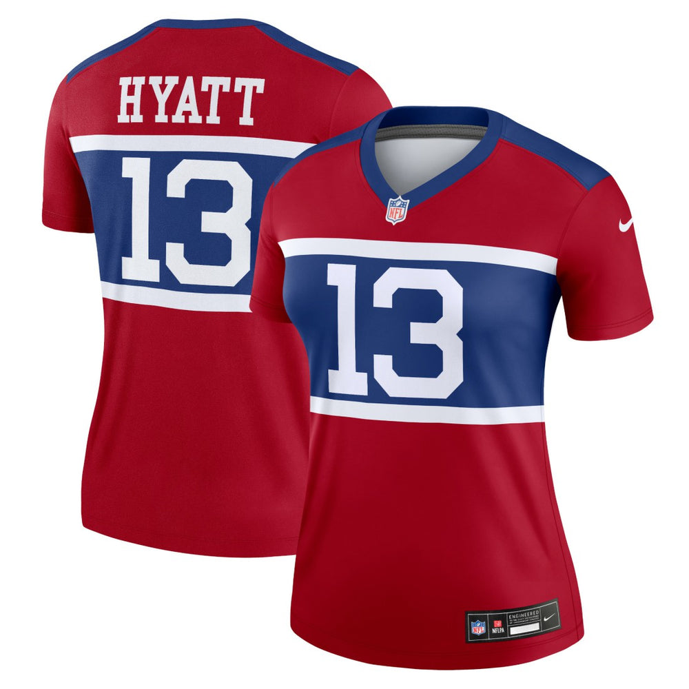 Jalin Hyatt Women's Alternate Legend Player Performance Top - New York Giants
