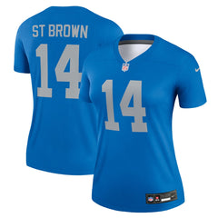 Amon-Ra St. Brown Women's Alternate Legend Player Performance Top - Detroit Lions