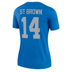 Amon-Ra St. Brown Women's Alternate Legend Player Performance Top - Detroit Lions