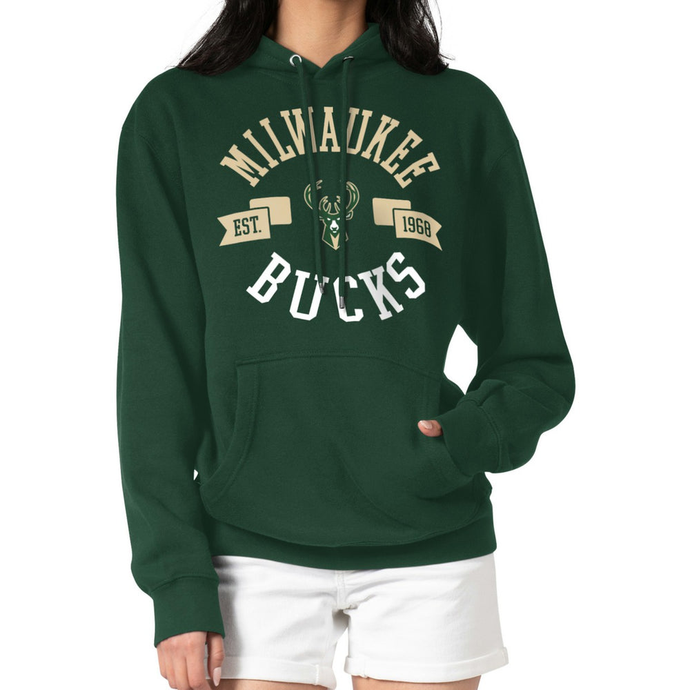 NBA Milwaukee Bucks G-III 4Her by Carl Banks Women's City Pullover Hoodie