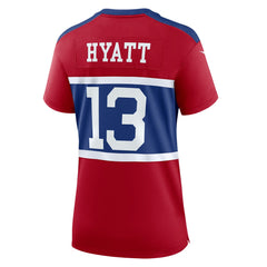 Jalin Hyatt Women's Alternate Player Game Jersey - New York Giants