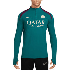 Paris Saint-Germain 2024/25 Advance Strike Drill Performance Quarter-Zip Top - Nike Teal