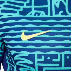 Brazil National Team 2024 Academy Pro Pre-Match Top - Nike Blue
