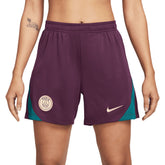 Paris Saint-Germain Women's 2024/25 Strike Performance Shorts - Nike Burgundy