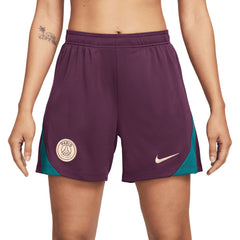 Paris Saint-Germain Women's 2024/25 Strike Performance Shorts - Nike Burgundy