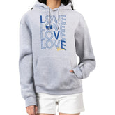 NHL Gray Buffalo Sabres G-III 4Her by Carl Banks Women's Hockey Love Fleece Pullover Hoodie