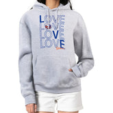 NHL Gray New York Islanders G-III 4Her by Carl Banks Women's Hockey Love Fleece Pullover Hoodie